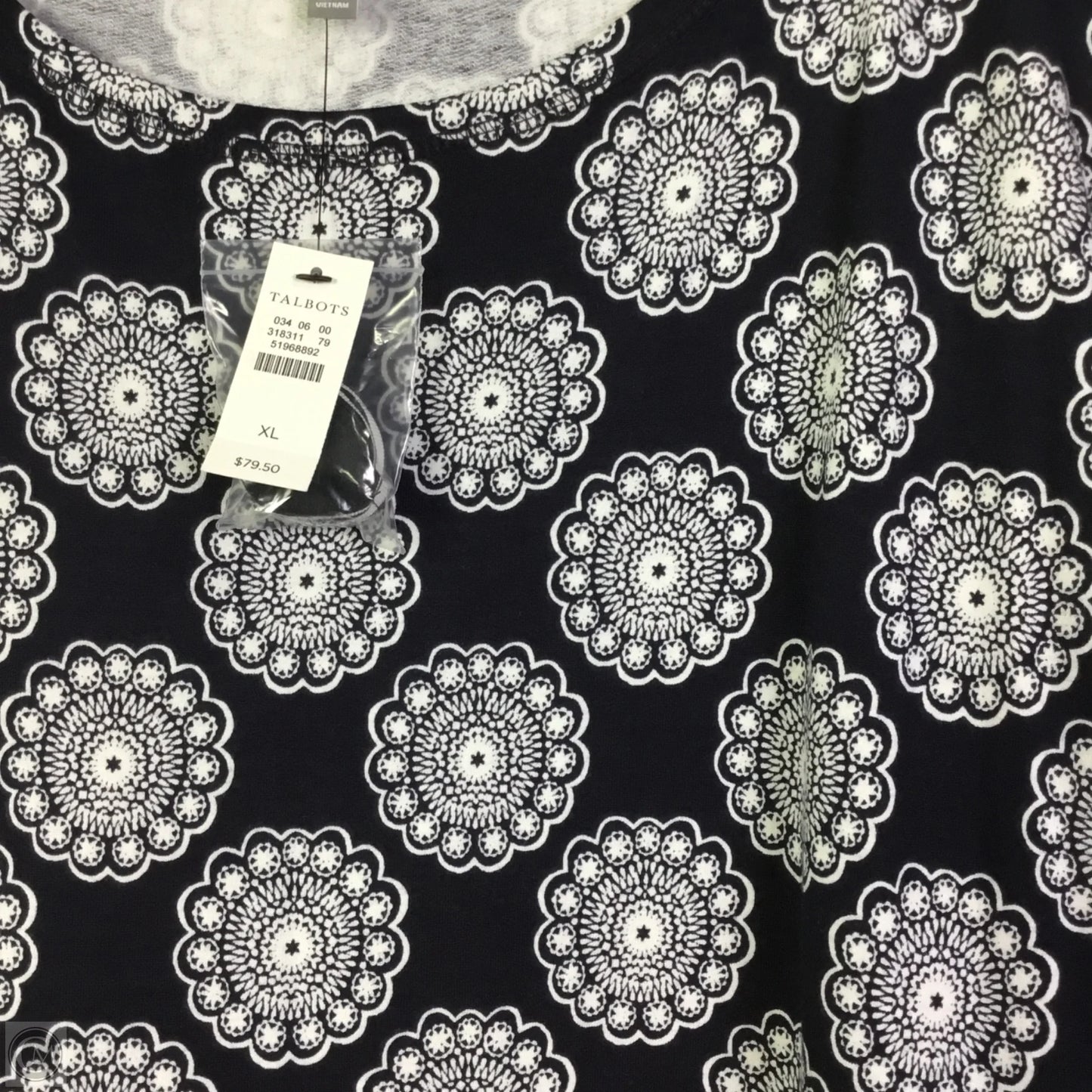 Dress Casual Midi By Talbots In Blue, Size: Xl
