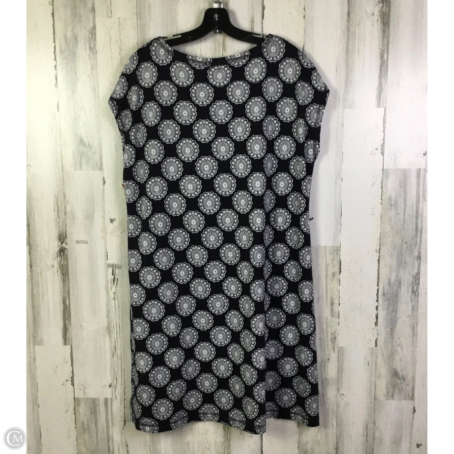 Dress Casual Midi By Talbots In Blue, Size: Xl
