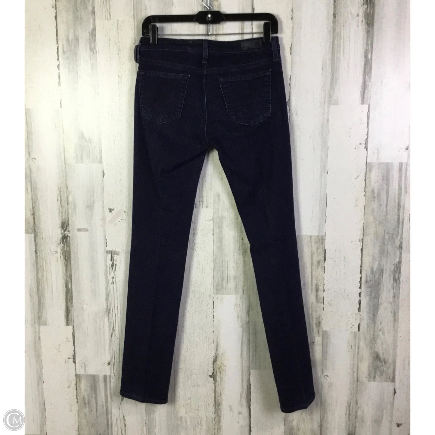 Jeans Straight By Adriano Goldschmied In Blue Denim, Size: 4