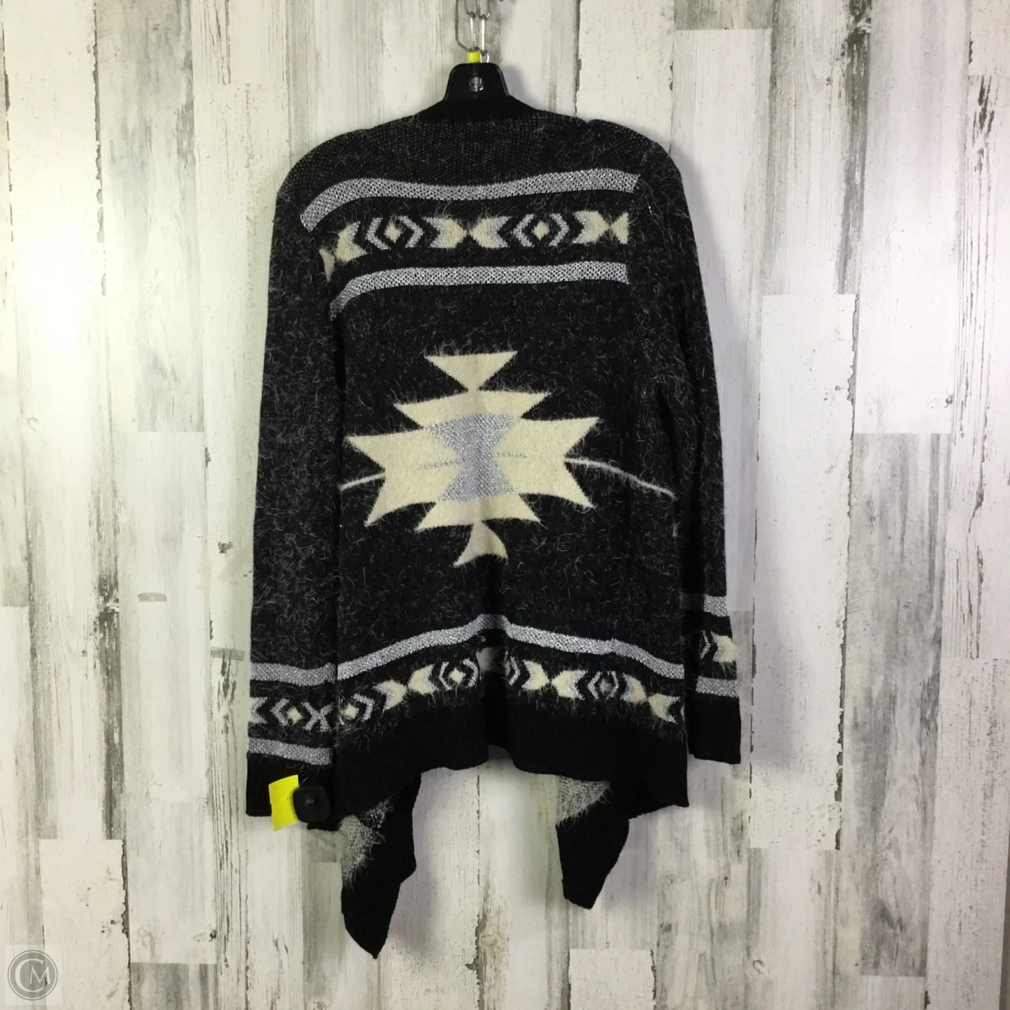 Sweater Cardigan By Bcbgmaxazria In Black, Size: L