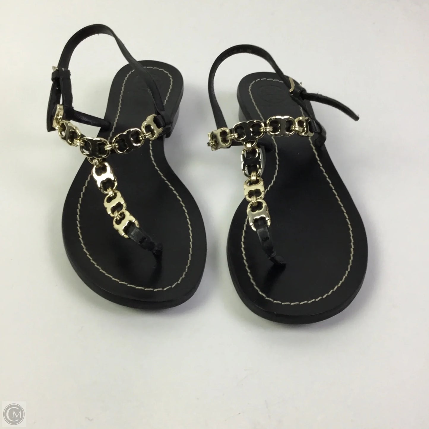 Sandals Designer By Tory Burch In Black, Size: 6