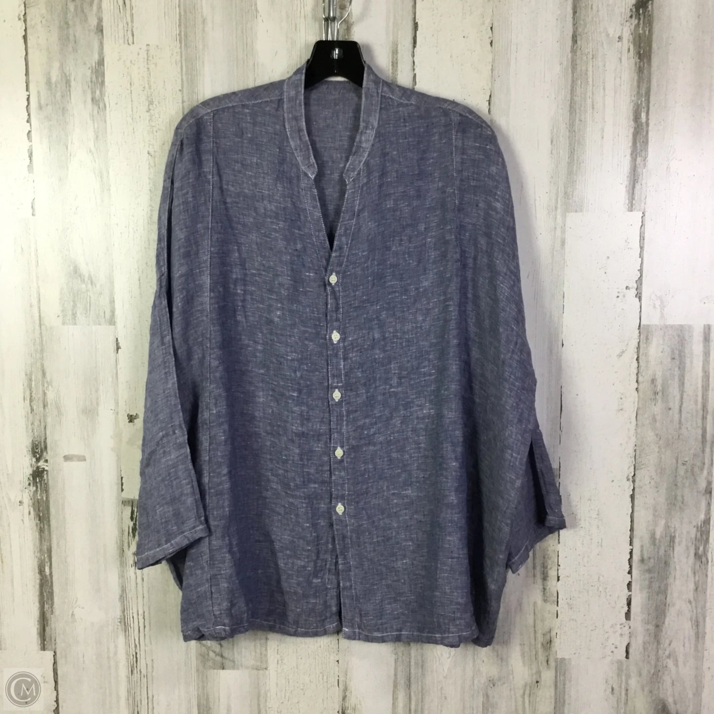 Top Long Sleeve By Clothes Mentor In Blue, Size: S
