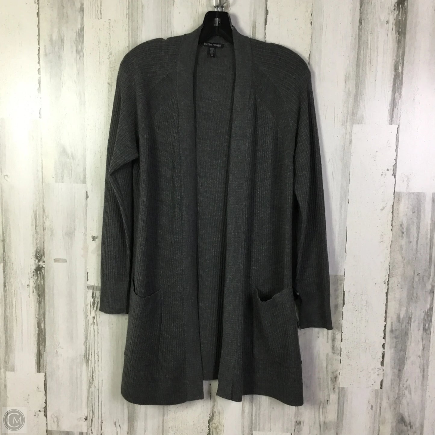 Cardigan By Eileen Fisher In Grey, Size: S