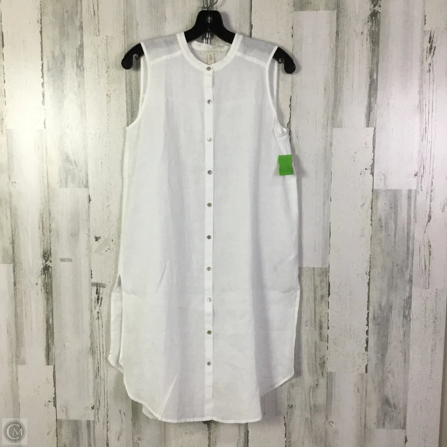 Tunic Sleeveless By Eileen Fisher In White, Size: Xs