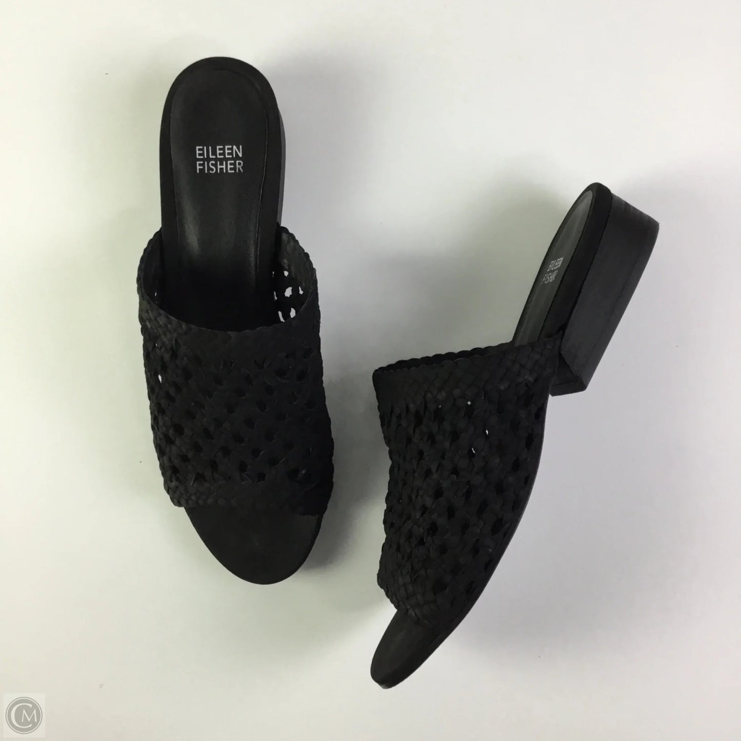 Sandals Flats By Eileen Fisher In Black, Size: 9.5