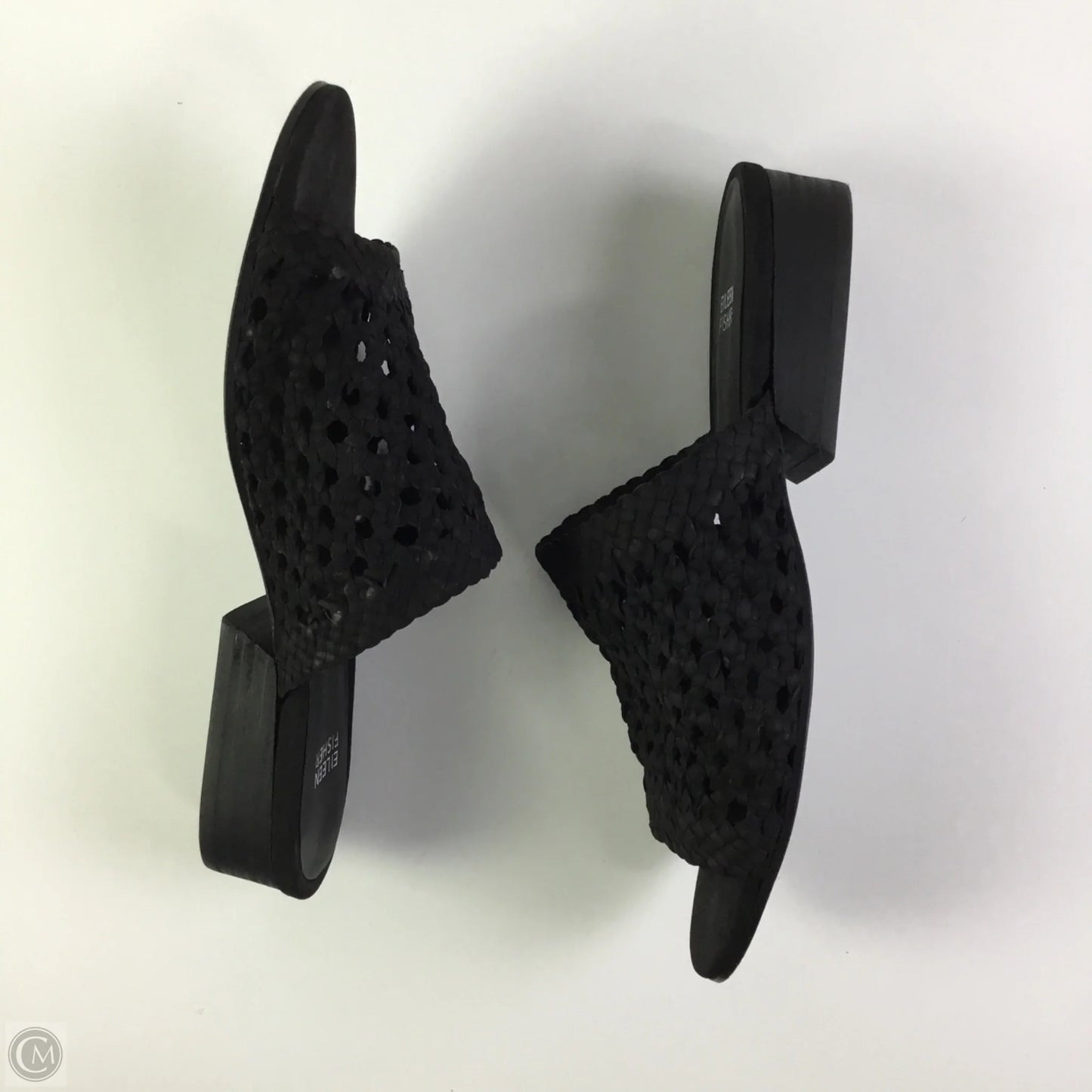 Sandals Flats By Eileen Fisher In Black, Size: 9.5