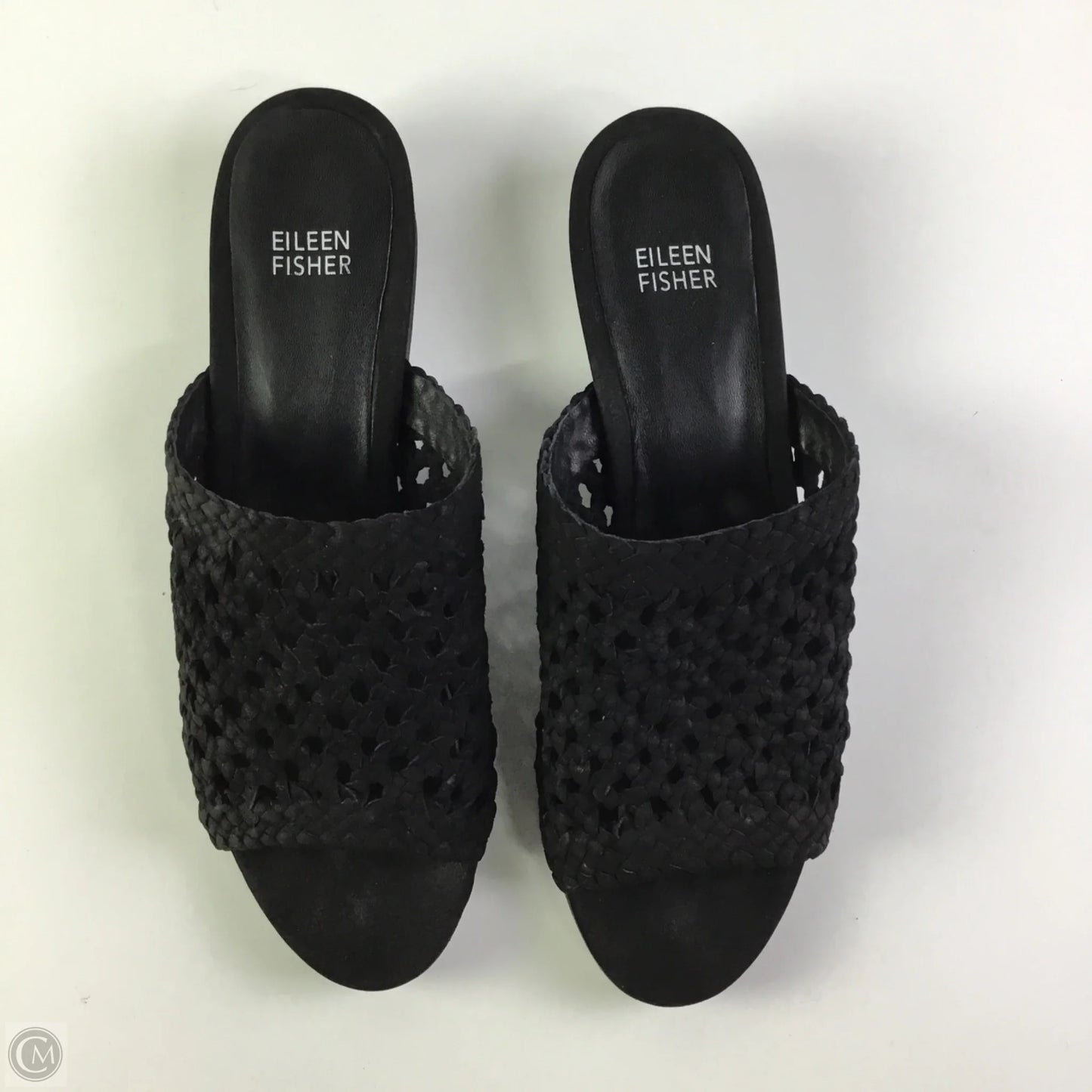 Sandals Flats By Eileen Fisher In Black, Size: 9.5