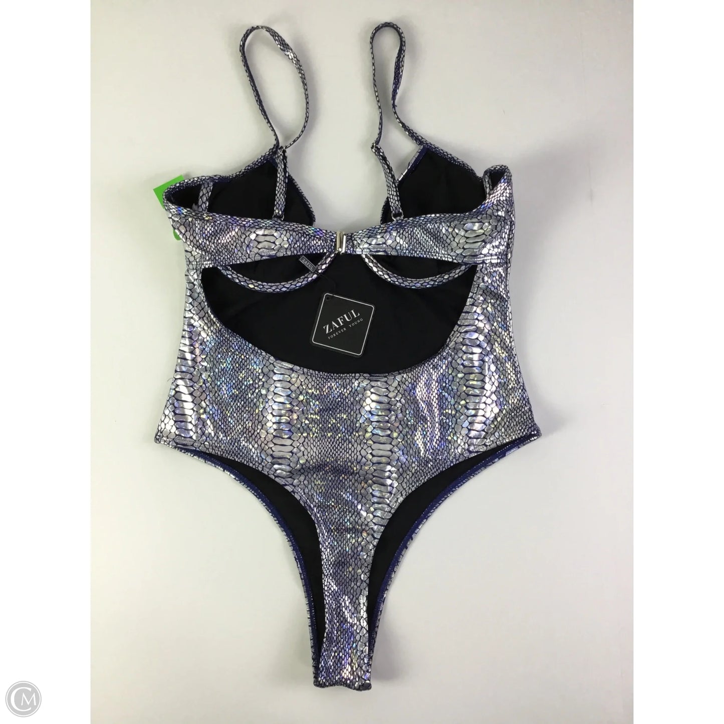 Swimsuit By Zaful In Silver, Size: M