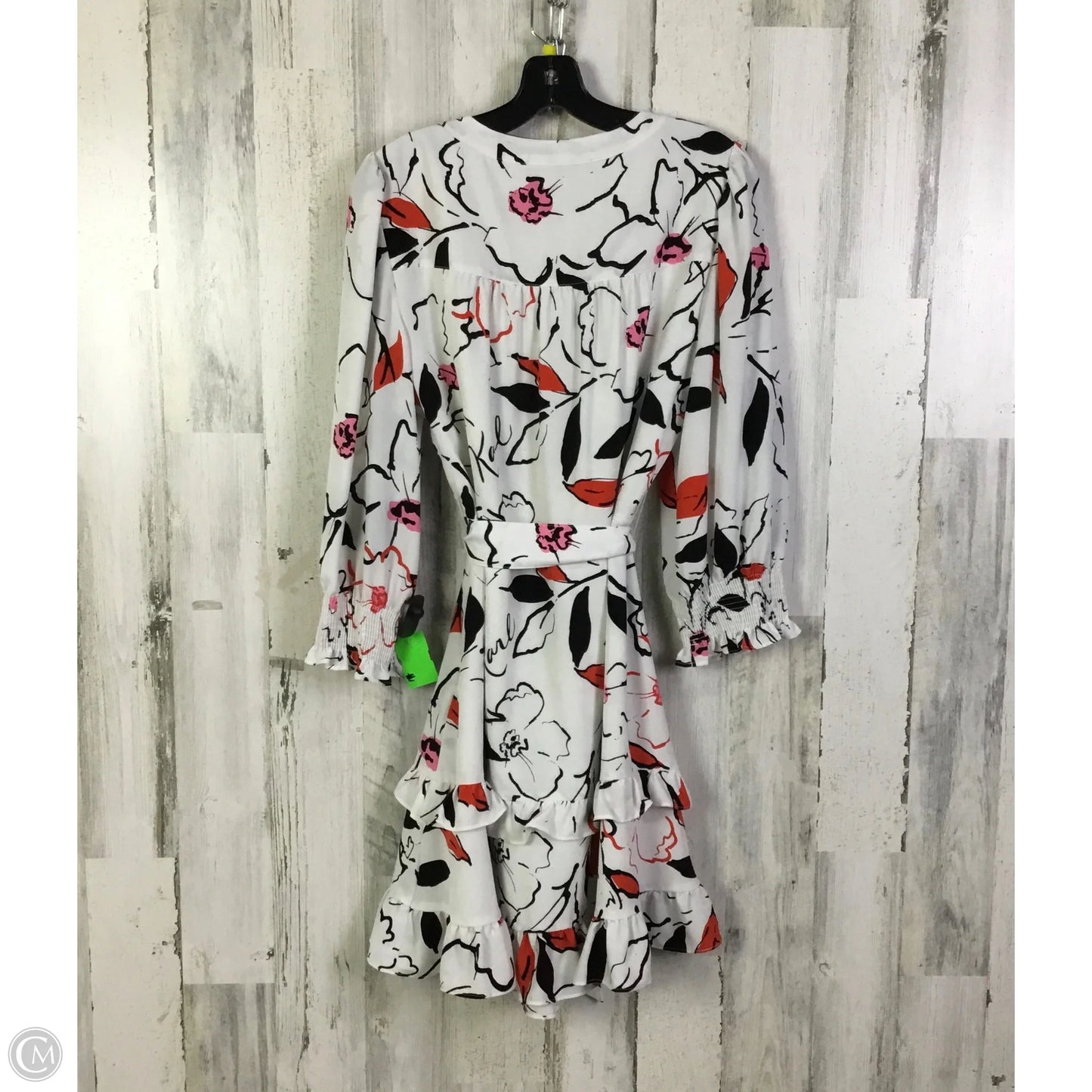 Dress Designer By Karl Lagerfeld In White, Size: L
