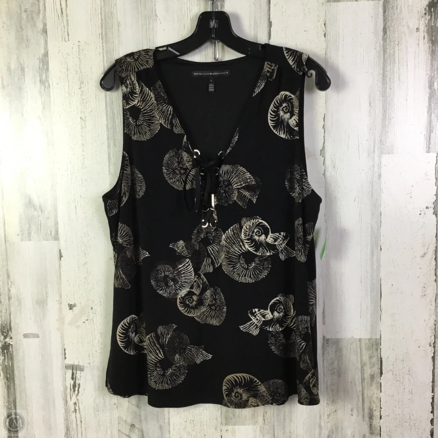 Top Sleeveless By White House Black Market In Black, Size: L