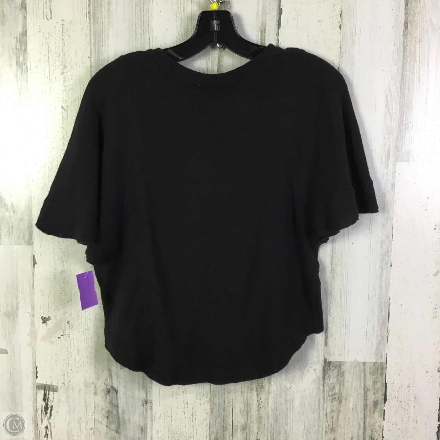 Top Short Sleeve By Madewell In Black & Blue, Size: Xs