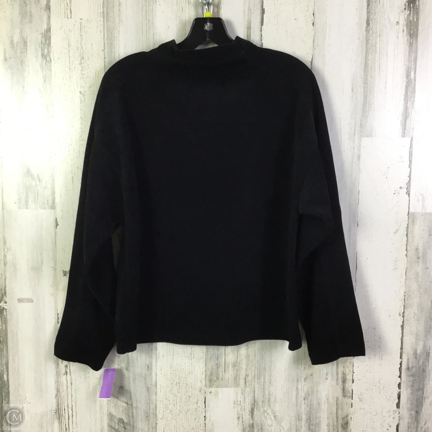 Top Long Sleeve By Madewell In Black, Size: S