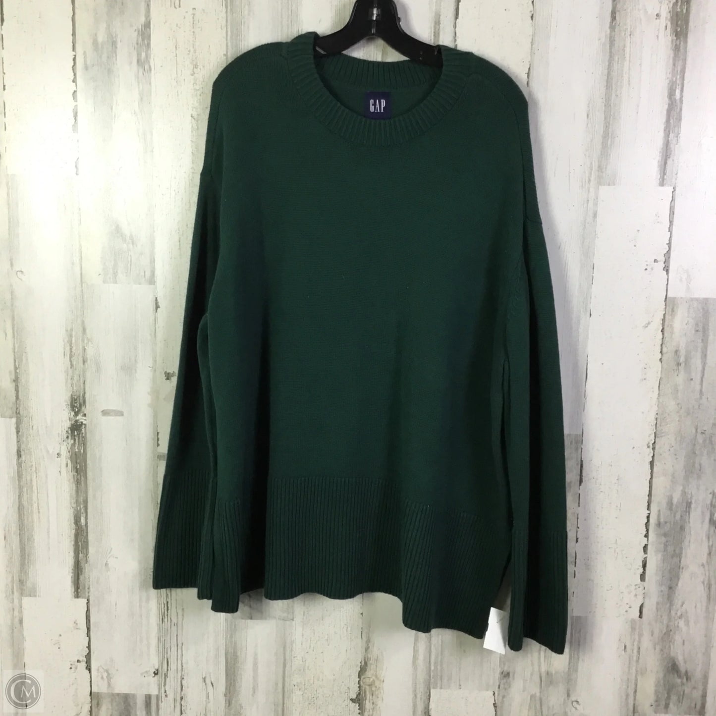 Sweater By Gap In Green, Size: Xxl