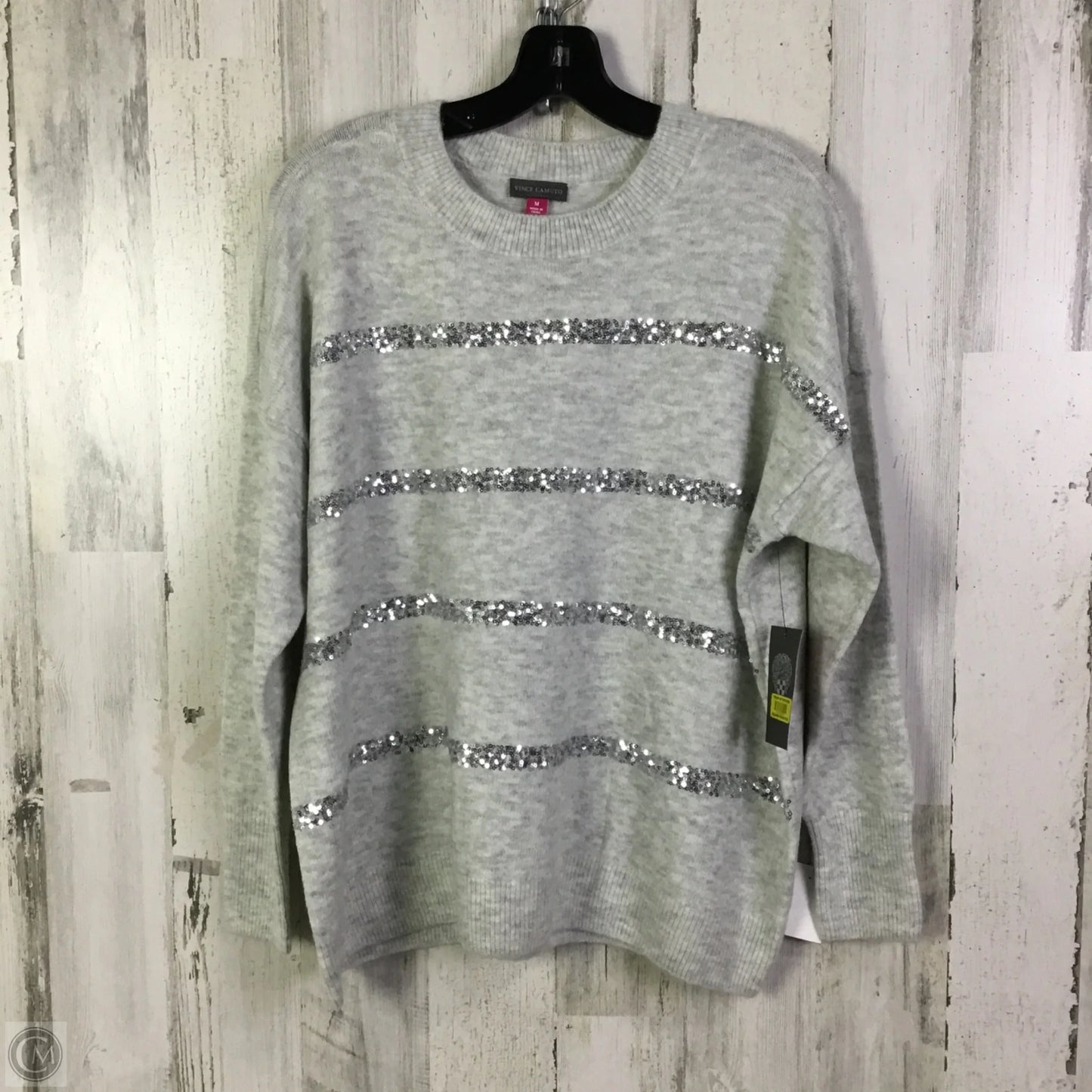 Sweater By Vince Camuto In Grey, Size: M