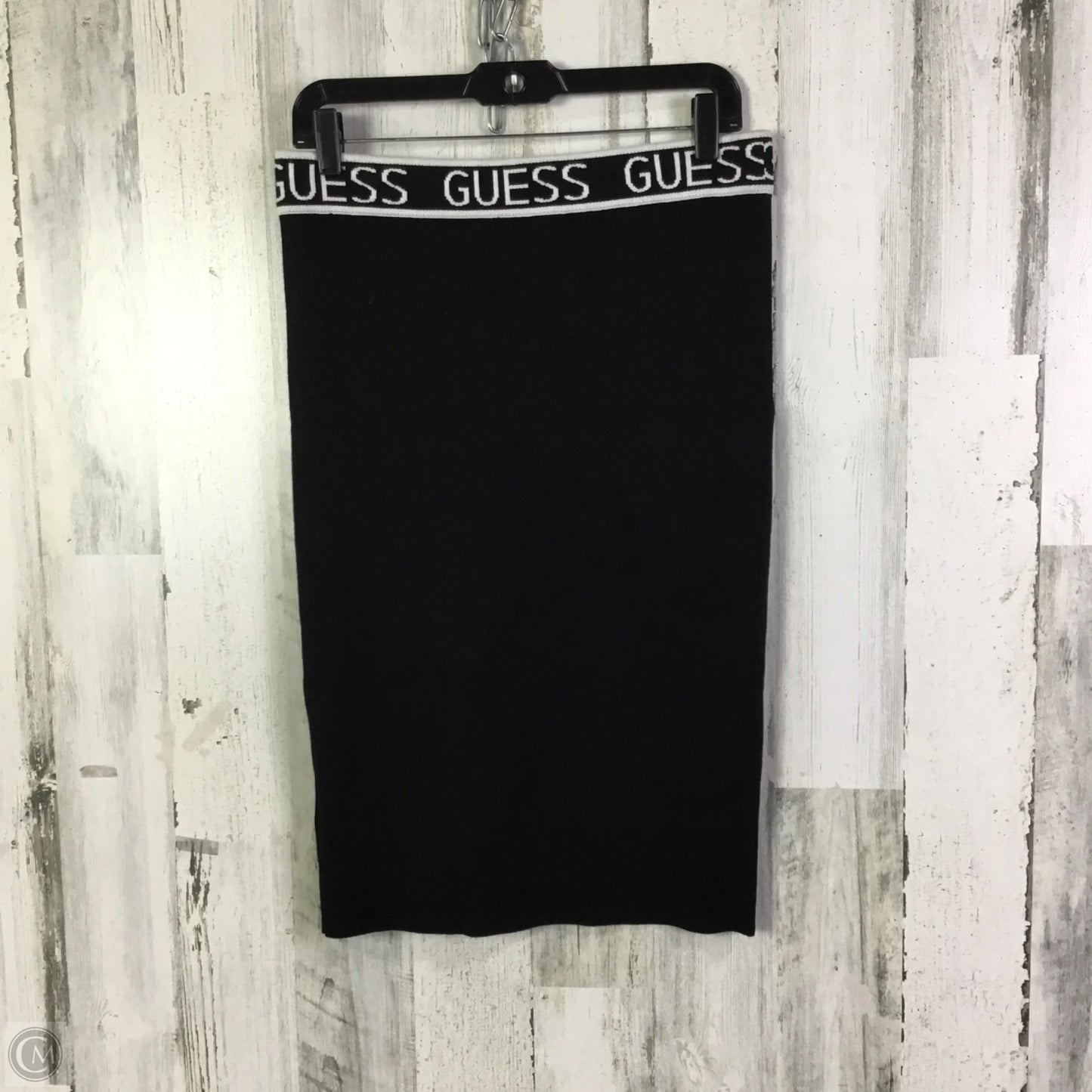 Skirt Mini & Short By Guess In Black & White, Size: 12