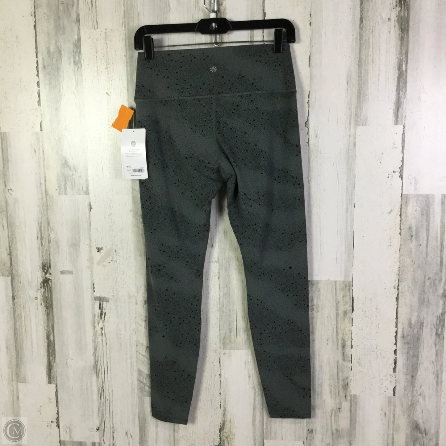 Athletic Leggings By Athleta In Grey, Size: L