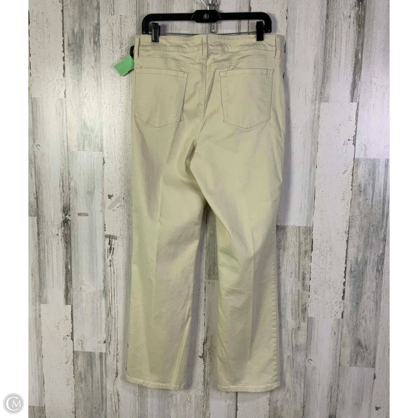Jeans Straight By Not Your Daughters Jeans In Cream, Size: 12