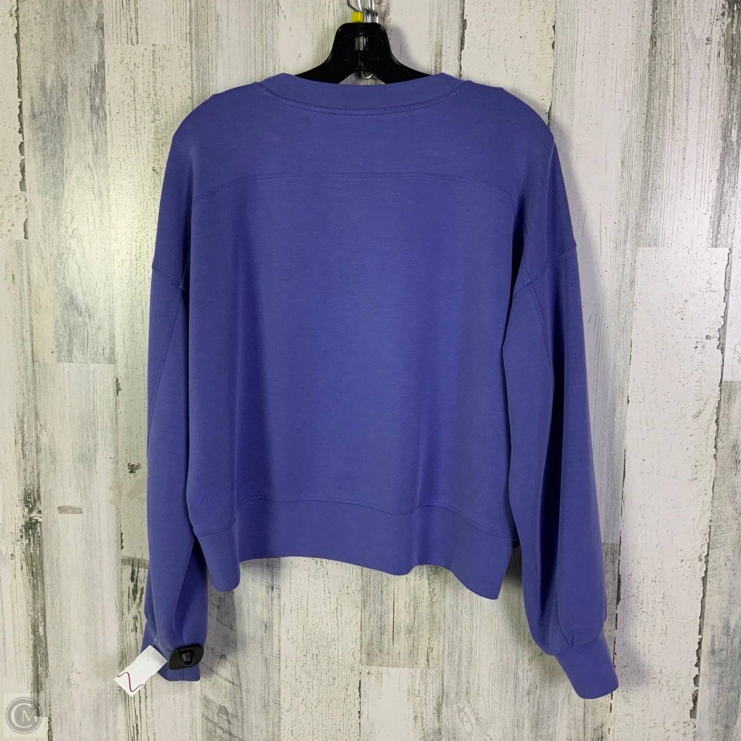 Athletic Sweatshirt Crewneck By Lululemon In Blue, Size: 8