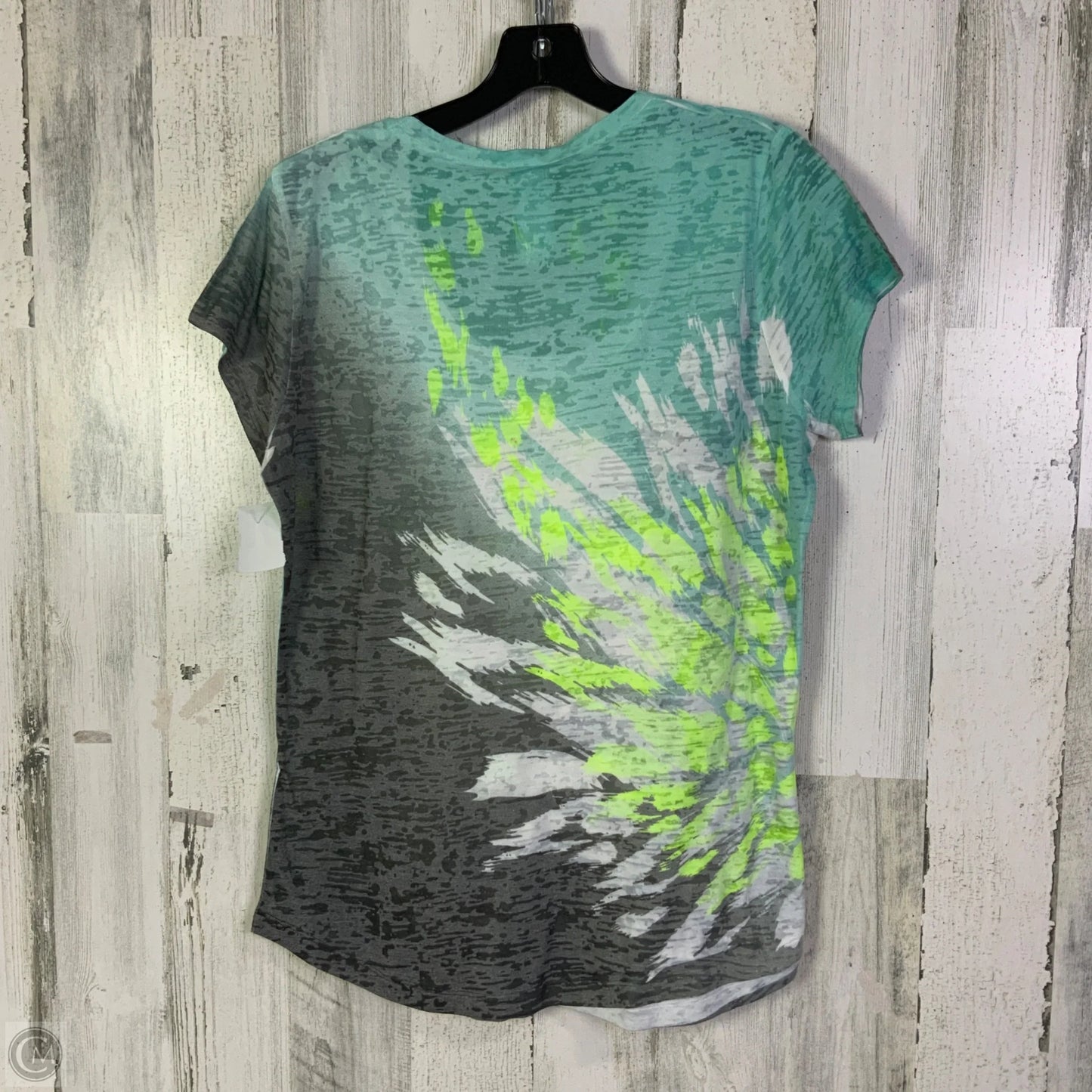 Athletic Top Short Sleeve By The North Face In Aqua, Size: Xl