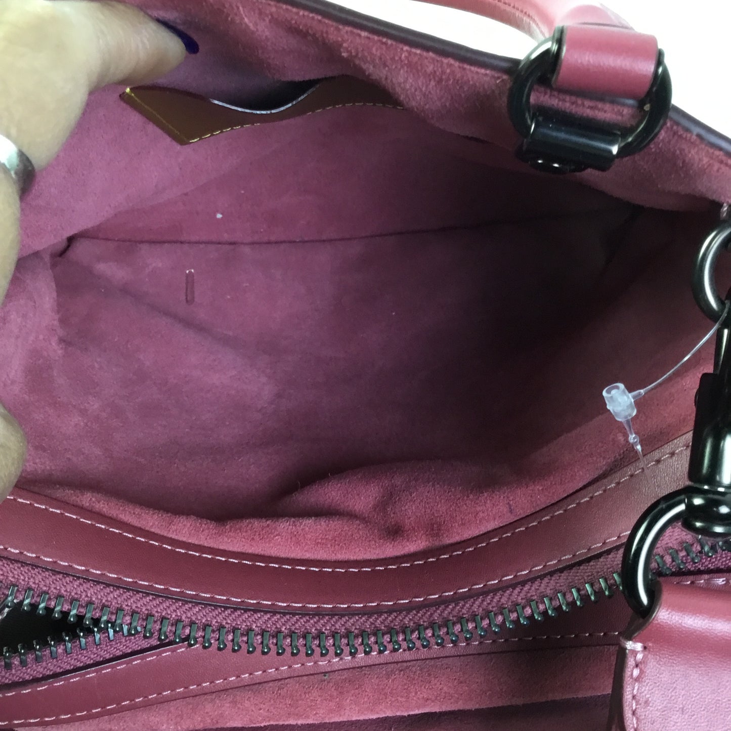 Crossbody Designer By Coach In Pink, Size:Medium