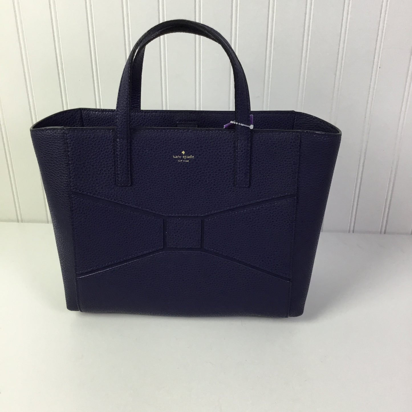 Handbag Designer By Kate Spade In Navy, Size:Large