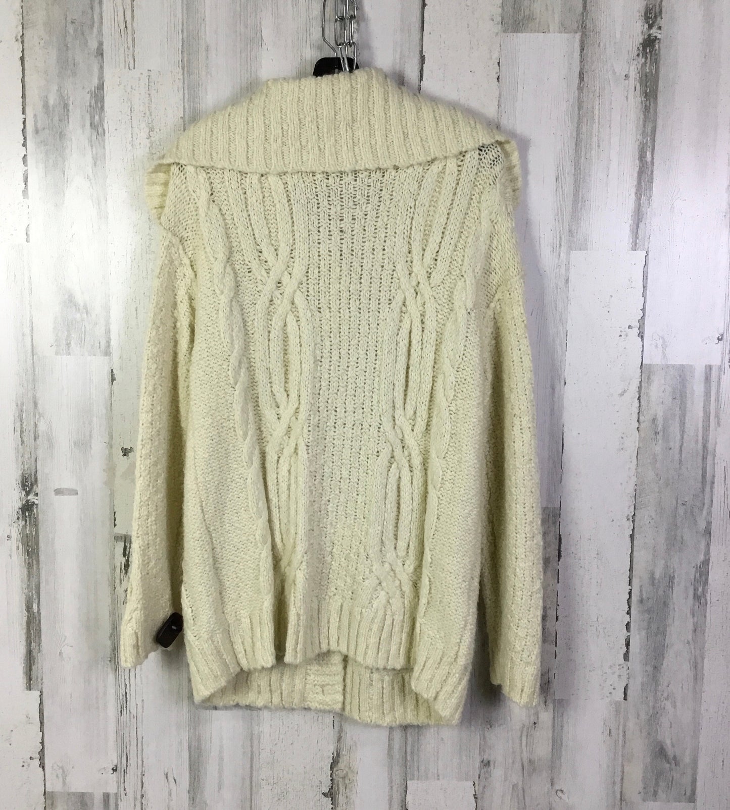 Sweater Cardigan By Pilcro In Cream, Size:S
