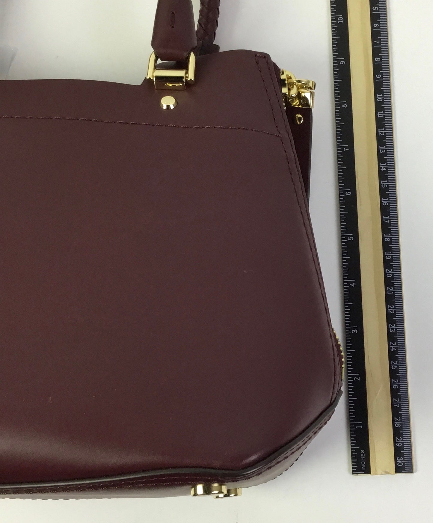Handbag Designer By Michael Kors In Maroon, Size:Small