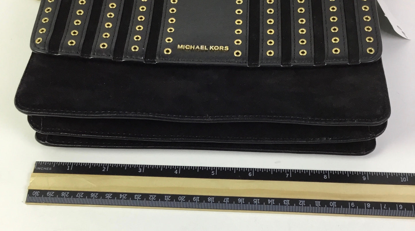 Crossbody Designer By Michael Kors In Black, Size:Medium