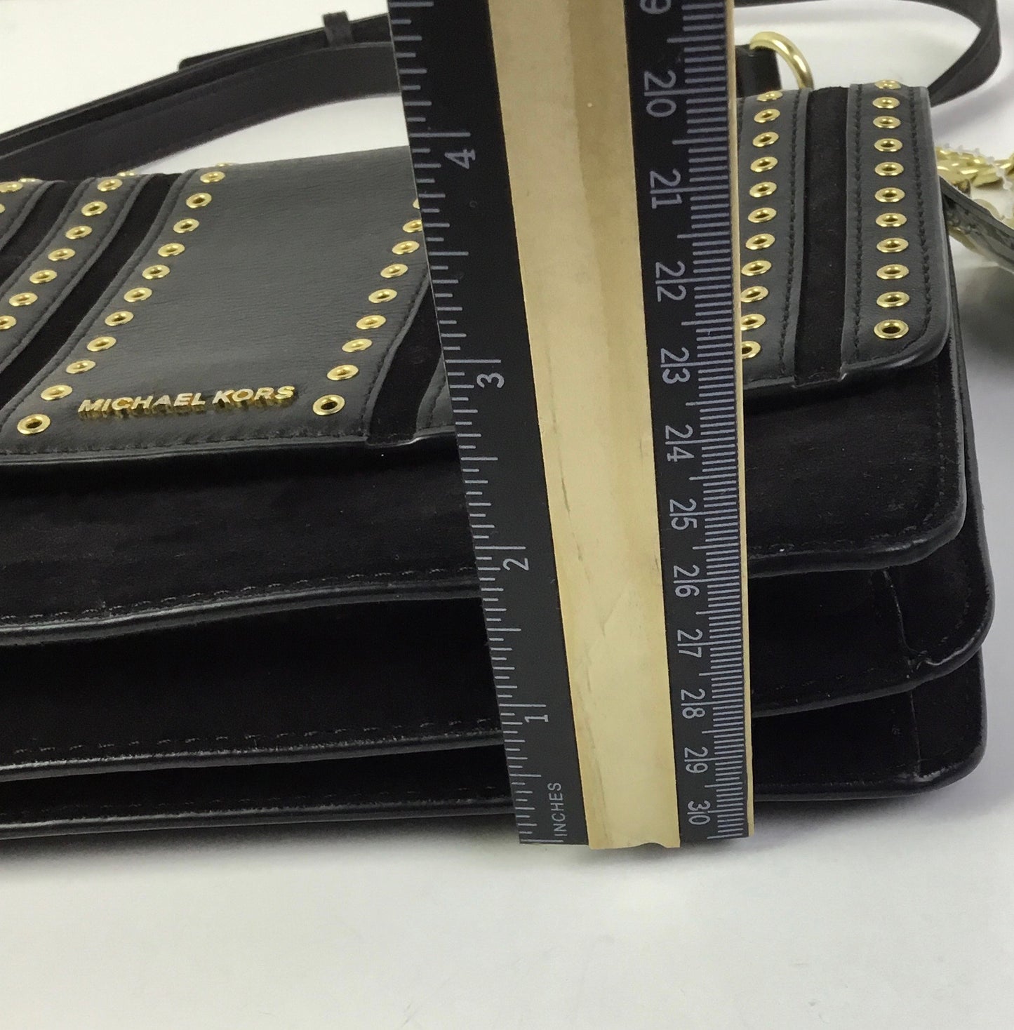 Crossbody Designer By Michael Kors In Black, Size:Medium