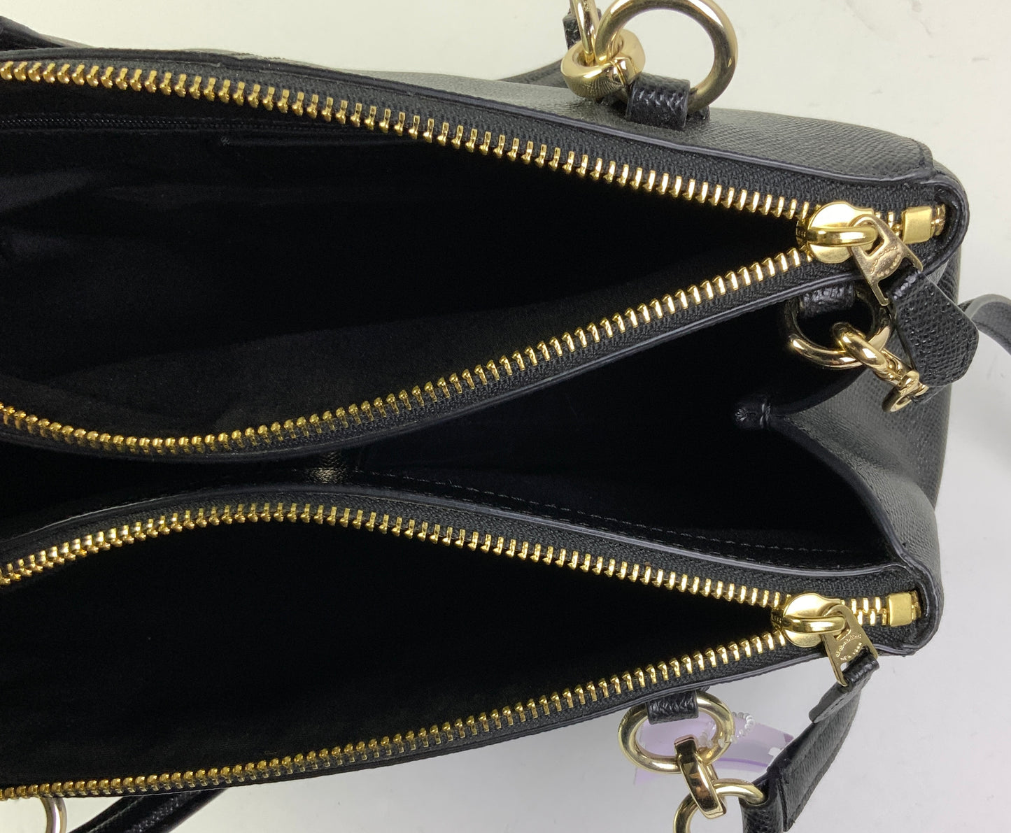Handbag Designer By Coach In Black, Size:Medium