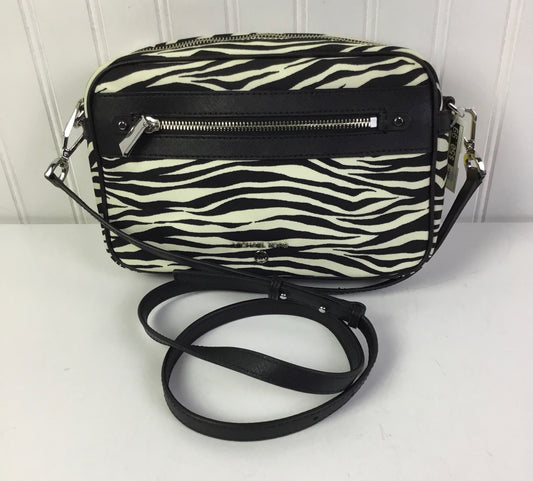 Crossbody Designer By Michael Kors In Zebra Print, Size:Small