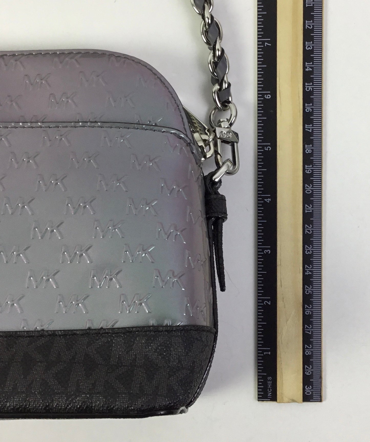 Crossbody Designer By Michael Kors In Blue, Size:Small