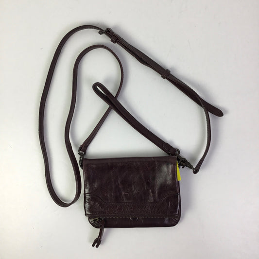 Crossbody Designer By Frye In Purple, Size:Small