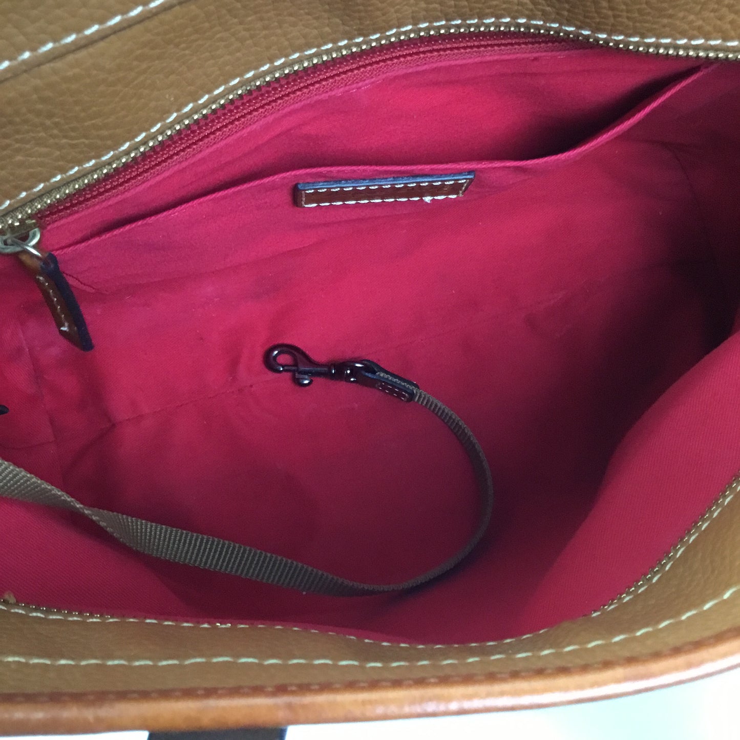Handbag Designer By Dooney And Bourke In Brown, Size:Medium