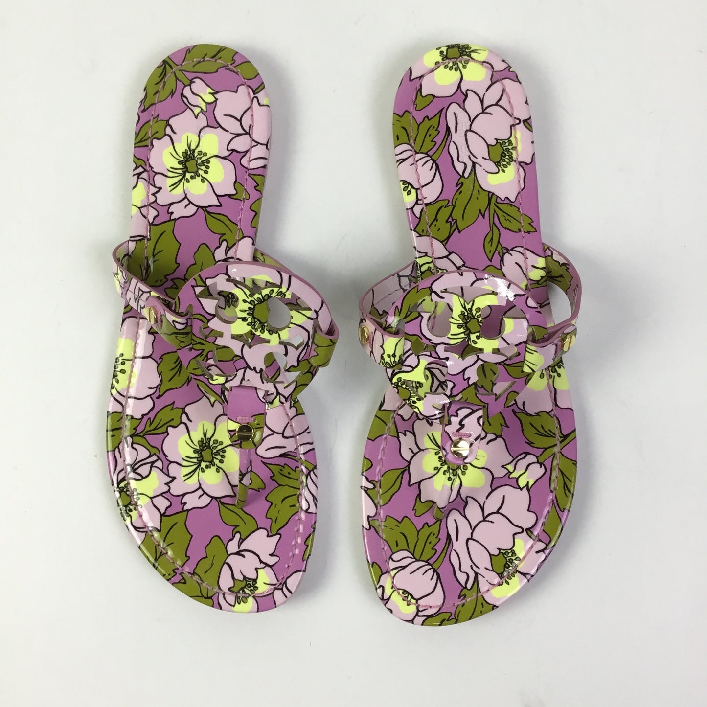 Sandals Designer By Tory Burch In Purple, Size:8
