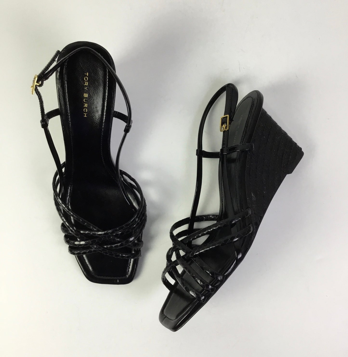 Sandals Designer By Tory Burch In Black, Size:8.5