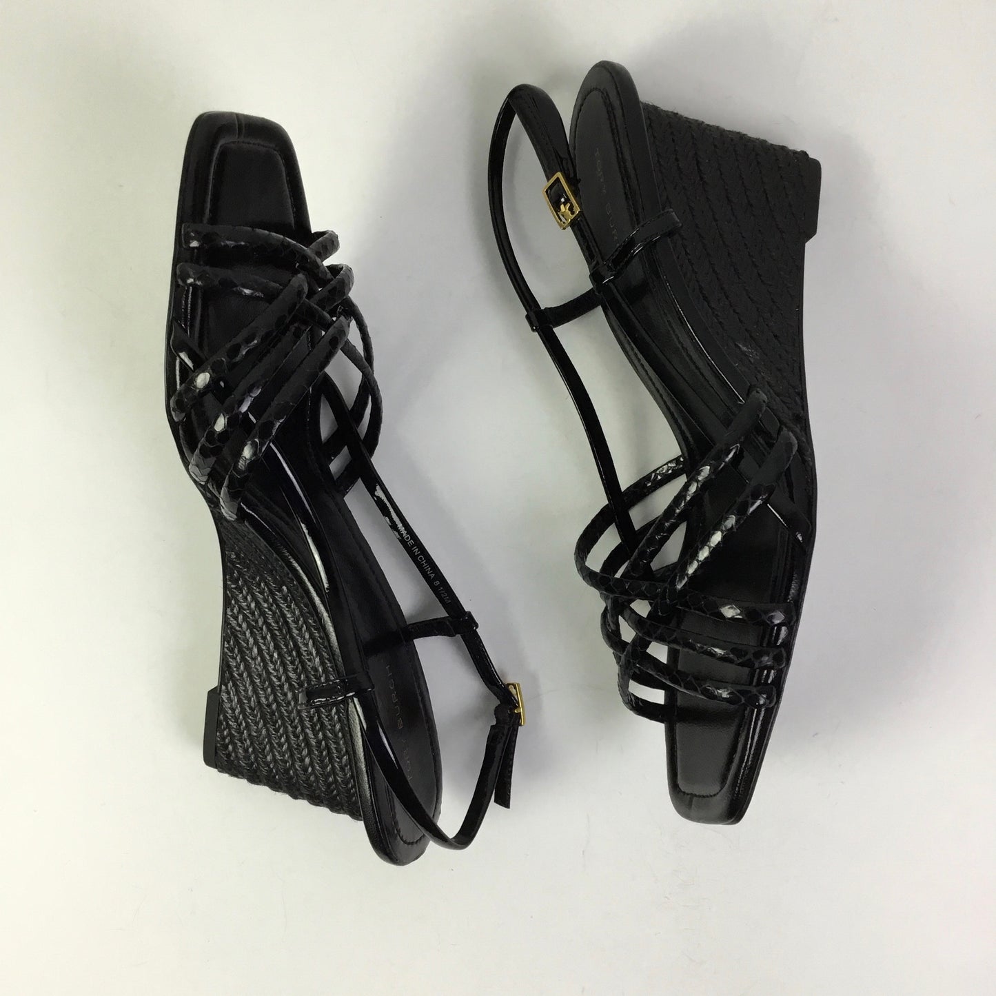 Sandals Designer By Tory Burch In Black, Size:8.5