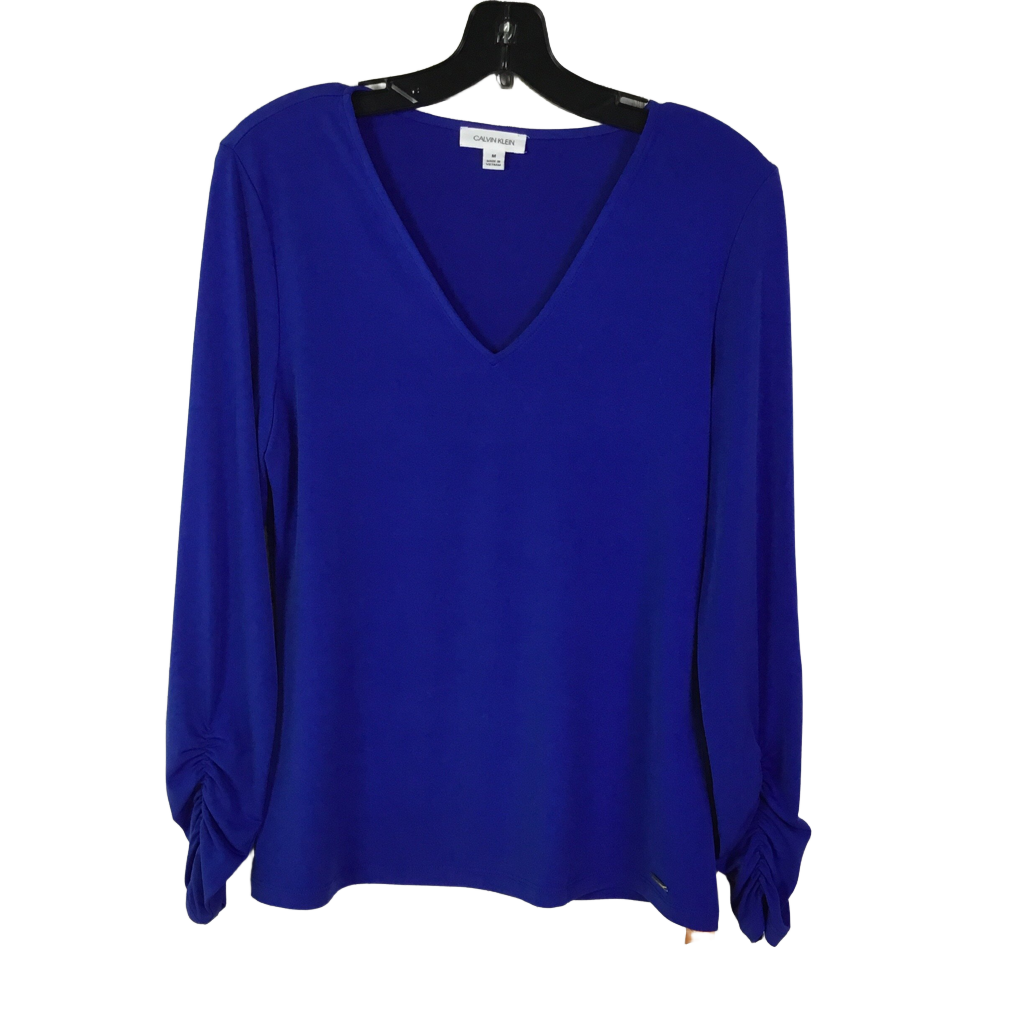 Top Long Sleeve Basic By Calvin Klein Size: M