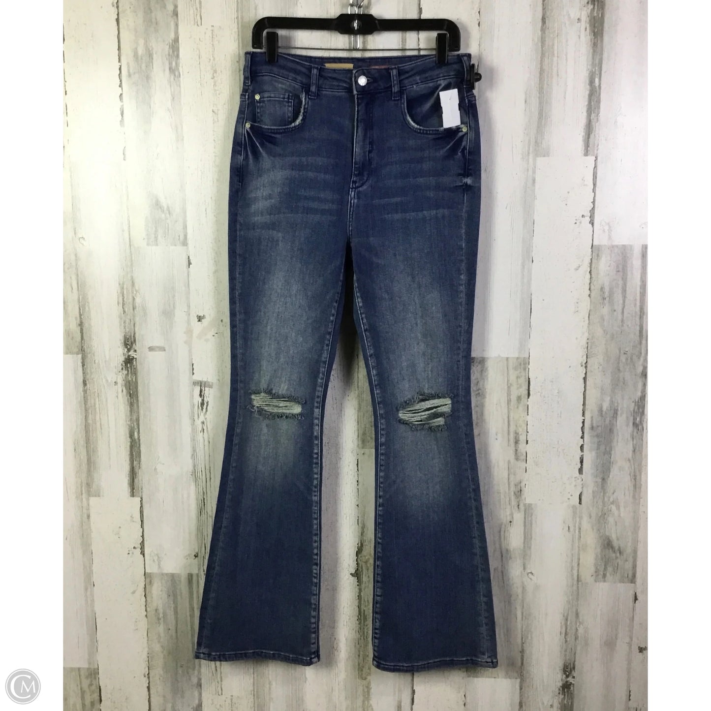 Jeans Boot Cut By Pilcro In Blue Denim, Size: 8