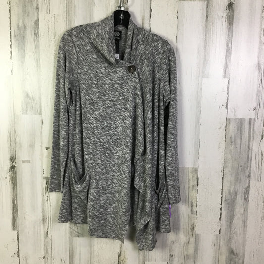 Cardigan By Bobeau In Grey, Size: Xs