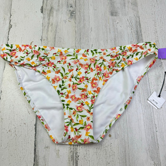 Floral Print Swimsuit Bottom Shade & Shore, Size Xl