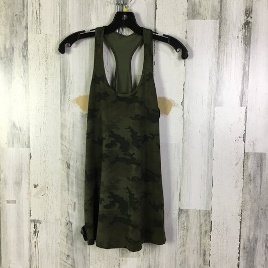 Athletic Tank Top By Lululemon In Camouflage Print, Size: S