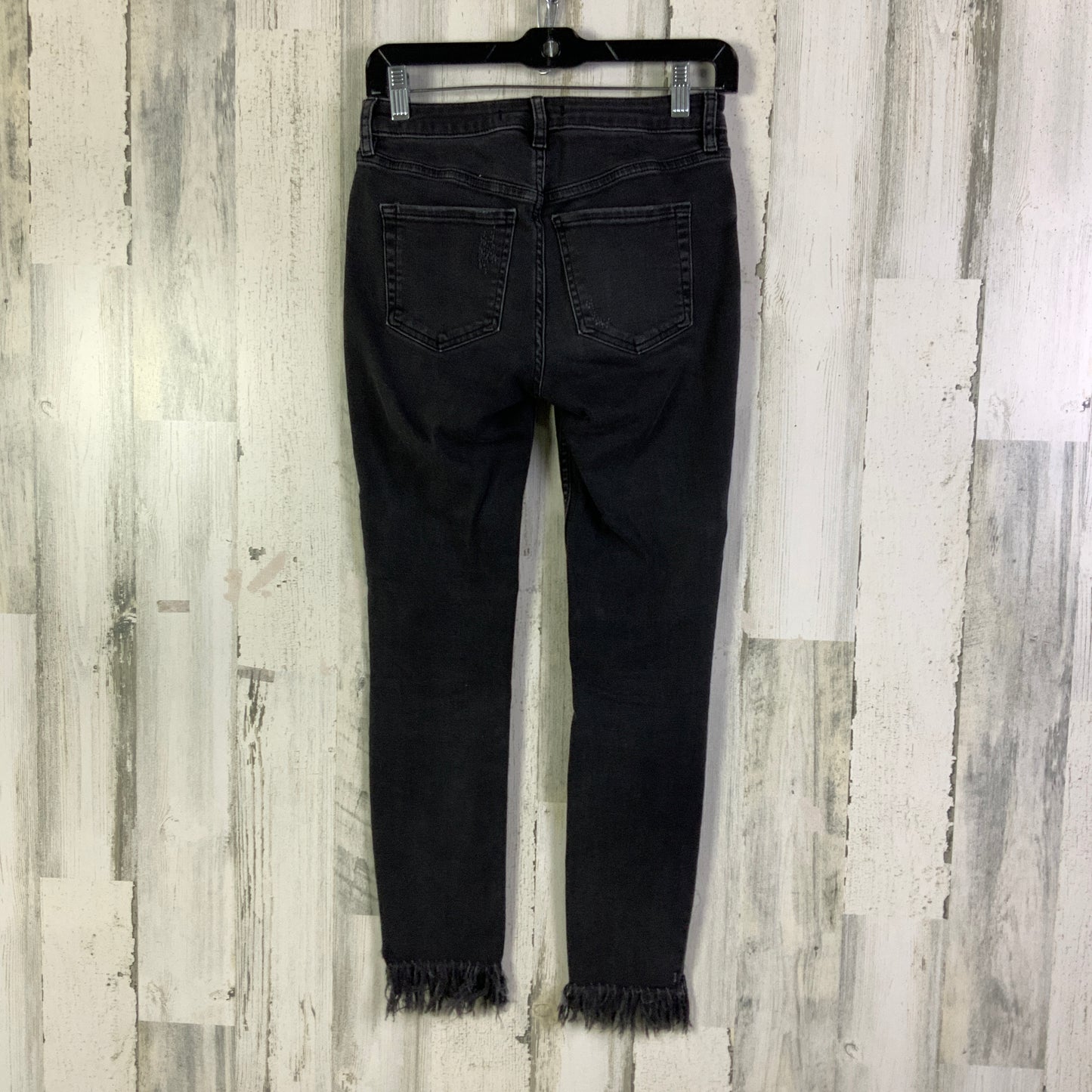 Jeans Skinny By Free People In Grey Denim, Size: 0