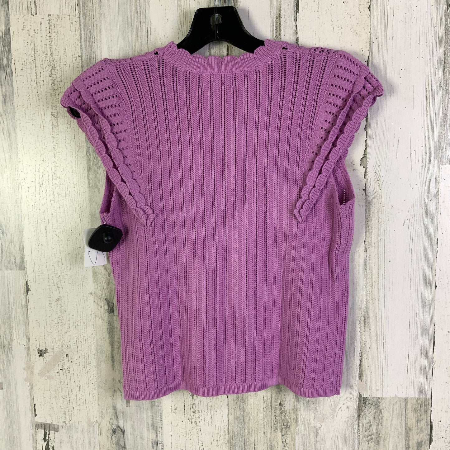 Vest Sweater By Current Air In Purple, Size: S