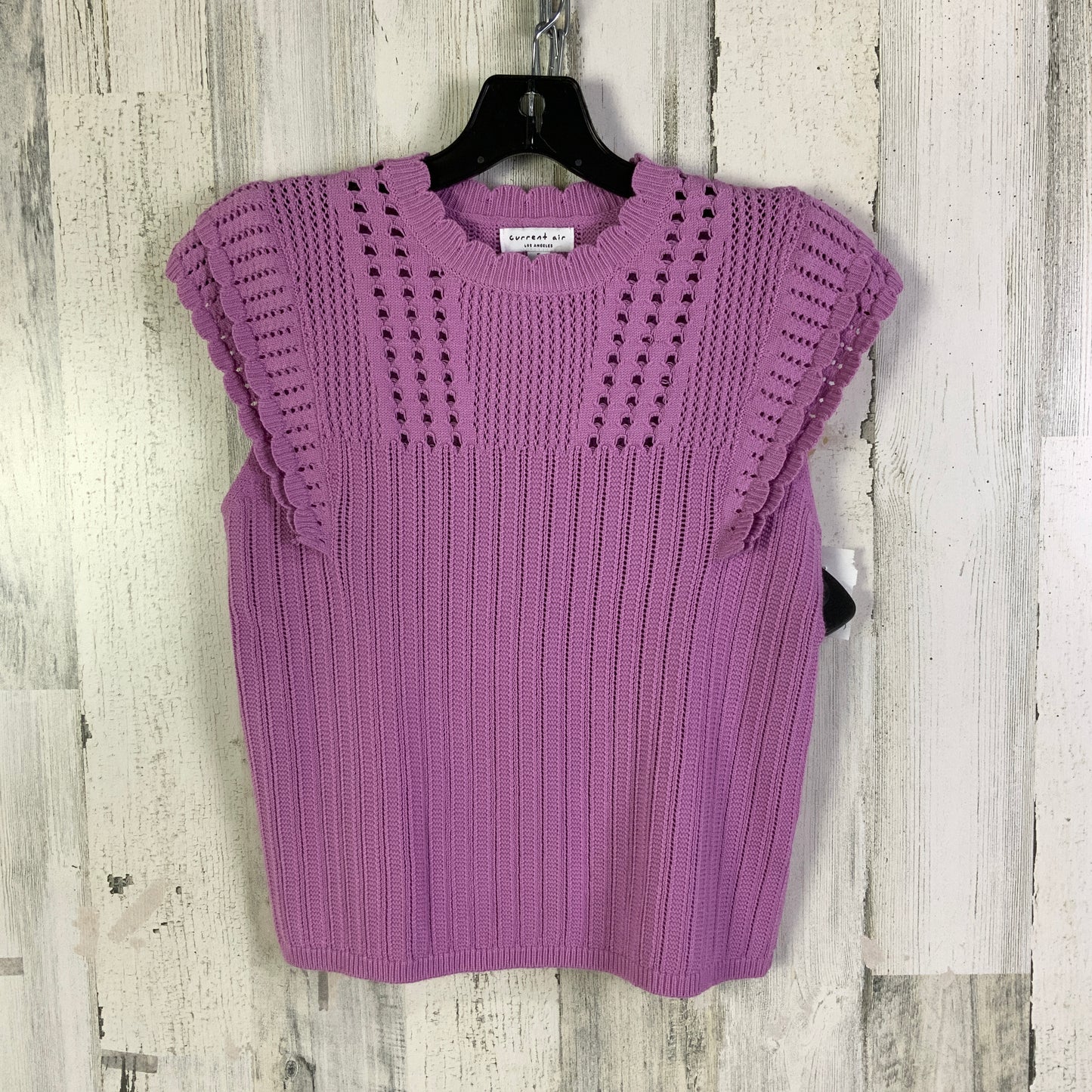 Vest Sweater By Current Air In Purple, Size: S