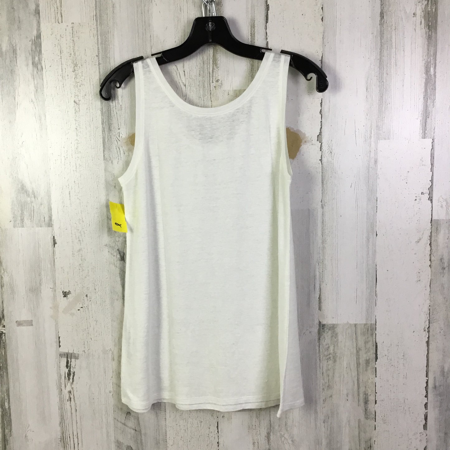 Top Sleeveless Basic By Eileen Fisher In White, Size: Xs