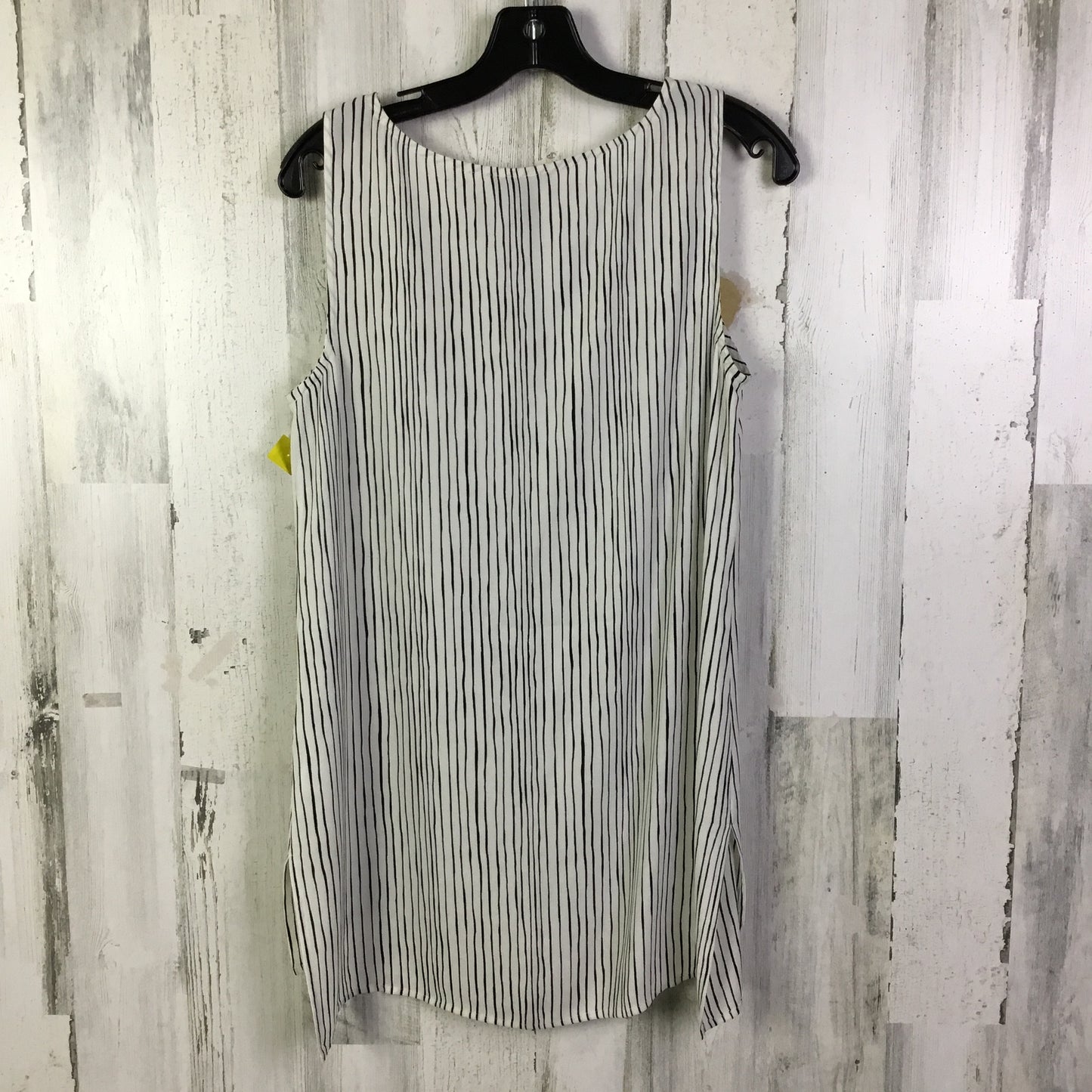 Tunic Sleeveless By Eileen Fisher In Black & White, Size: Xs