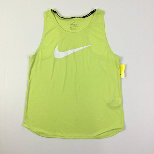 Athletic Tank Top By Nike Apparel In Green, Size: M