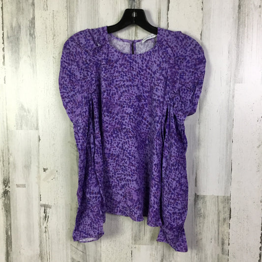 Blouse Long Sleeve By Rebecca Minkoff In Purple, Size: S