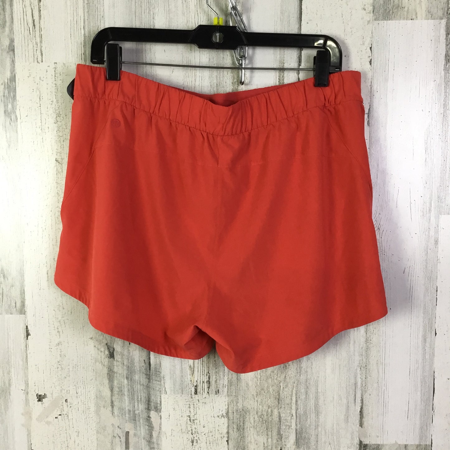 Athletic Shorts By Lululemon In Orange, Size: 12